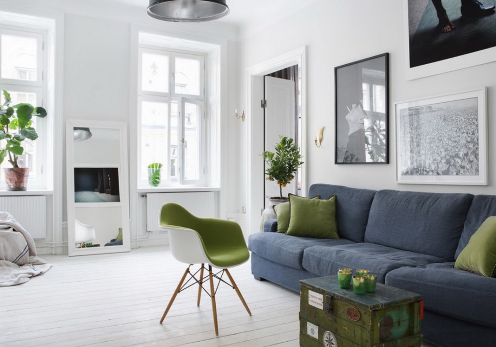 Скандинавский стиль в оформлении современной квартиры